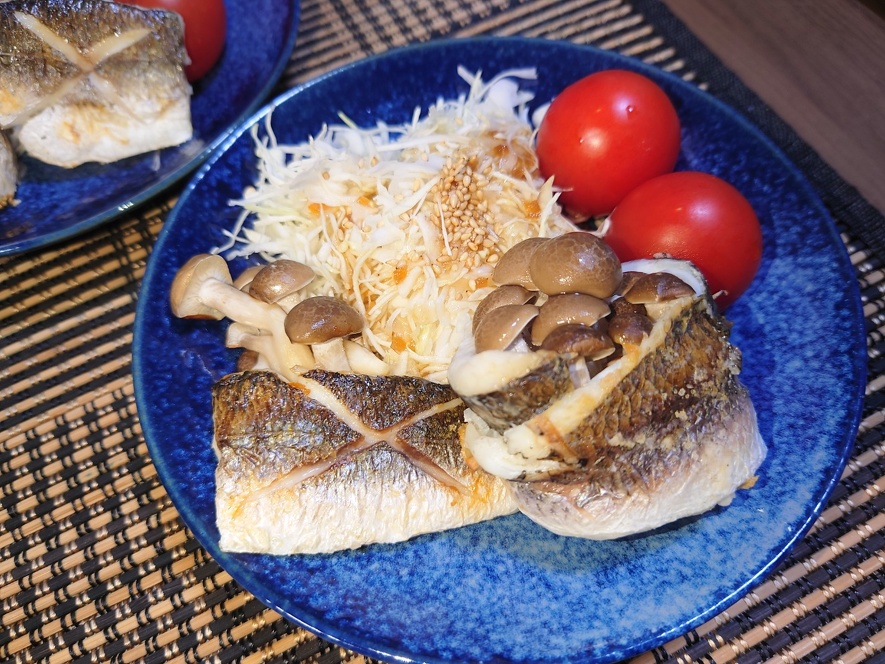 タイワンカマスのしめじ巻