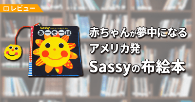 【レビュー】赤ちゃんが夢中になるアメリカ発・Sassyの布絵本