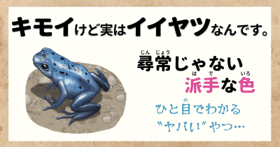 キモイけど実はイイヤツなんです② 尋常じゃない派手な色