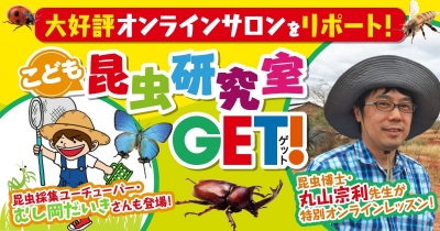 昆虫好きの子どもたちから大好評!丸山宗利先生出演のオンラインサロンをレポート!