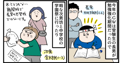 上の子が中学受験生、下の子の遊びを我慢させるのか？