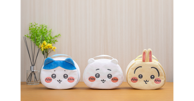 このかわいさ、反則級♡ 人気の『ちいかわ』のフェイス型バニティポーチが新登場♪