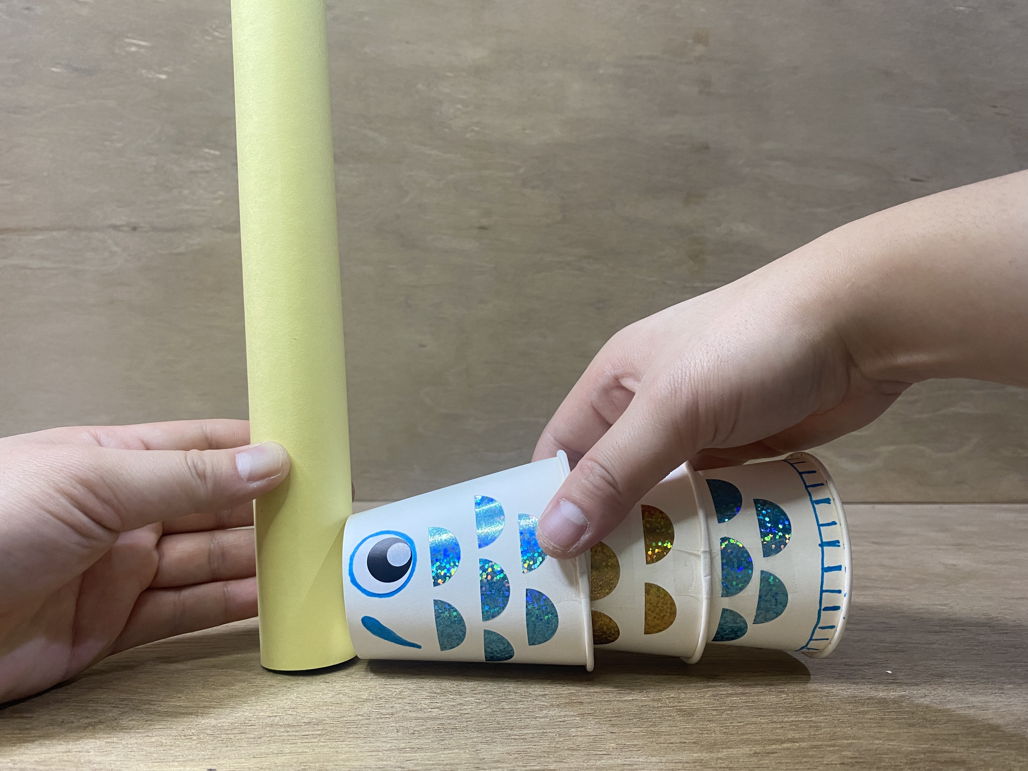 即興工作】親子で楽しい☆こどもの日の手作りおもちゃ「ゆらゆら