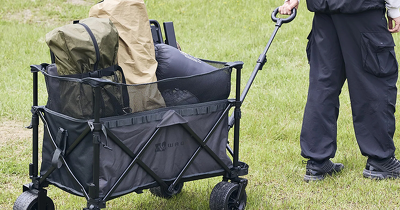 【気持ちに余裕が生まれる】子どもと使いたいキャンプアイテム「キャリーカート」