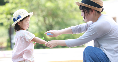 「夏！　子どもの皮膚トラブル対策」〜あせも・虫刺され・日焼け〜