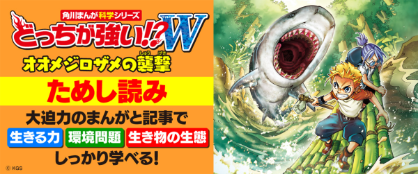 どっちが強い!?W「オオメジロザメの襲撃」ためし読みイメージ