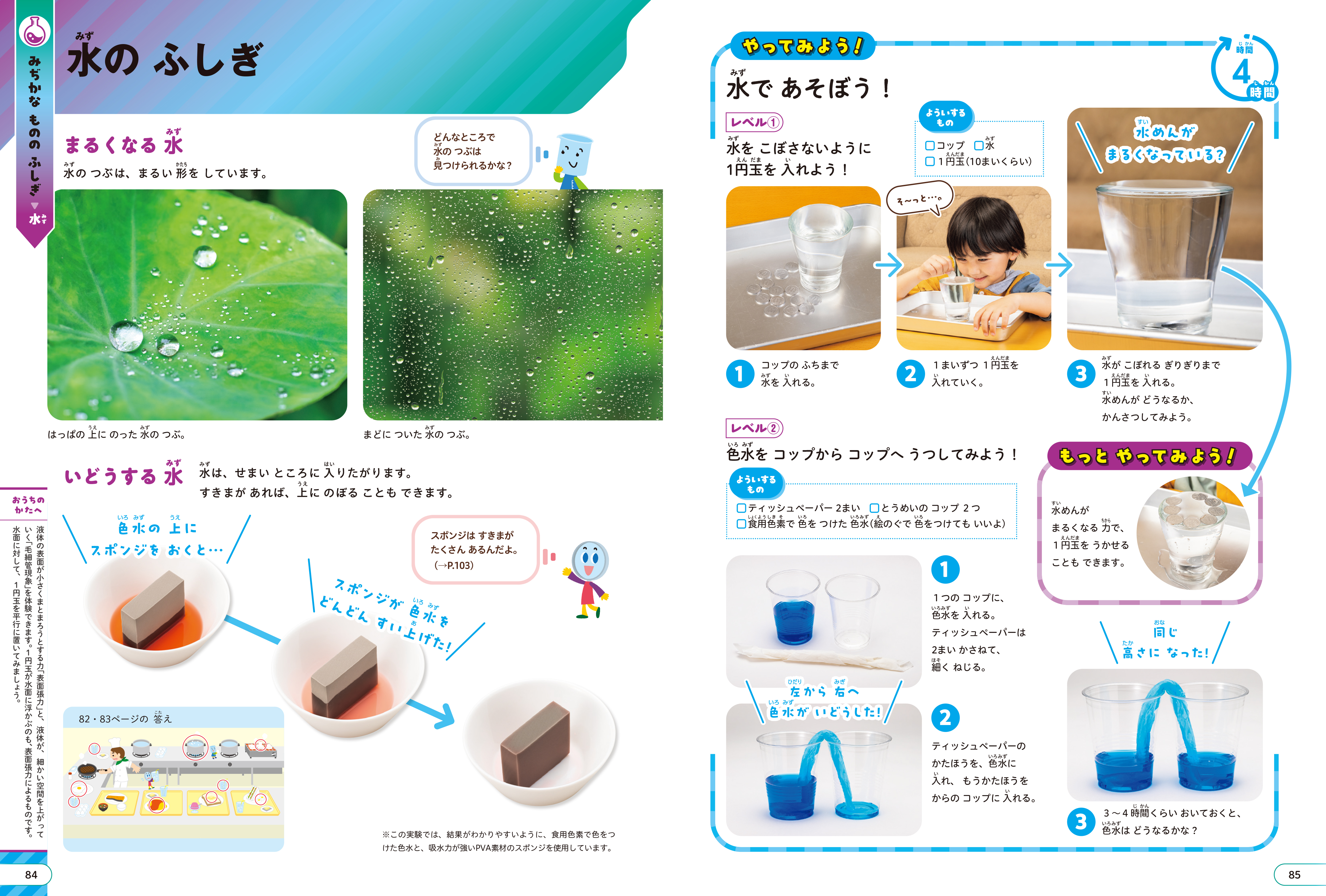 おうちでできる！ 「ひらめく！かんさつ・じっけん」 第1回 水で